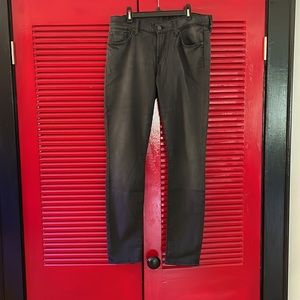 7 For All Mankind The Skinny skinny jeans 29 6 8 black faded skinny jeans